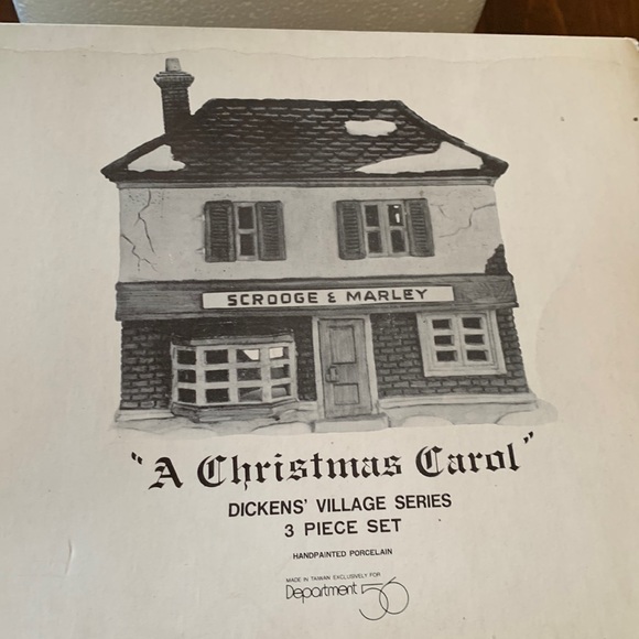 1986 Scrooge & Marley Dickens "A Christmas Carol" Dickens' Village Series - Picture 16 of 16